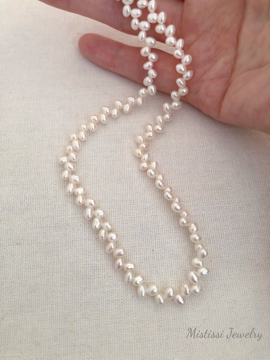 Amour de Mistissi Rice Pearl Necklace