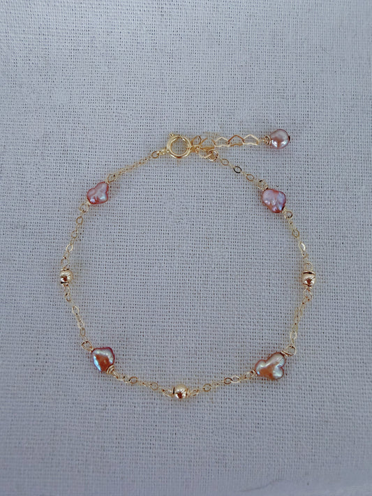 Couleur de Mistissi Keshi Pearl Bracelet