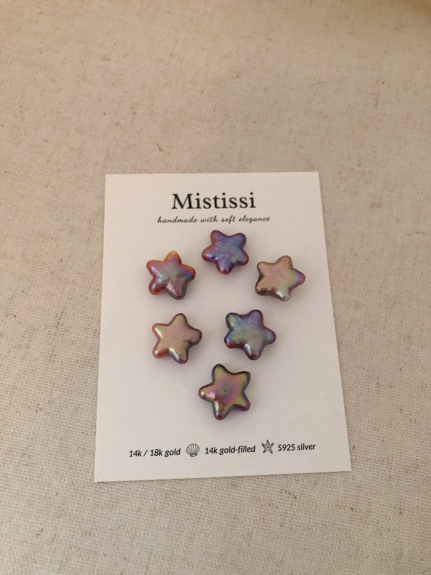 Étoile de Mistissi Pendant: Purple Star