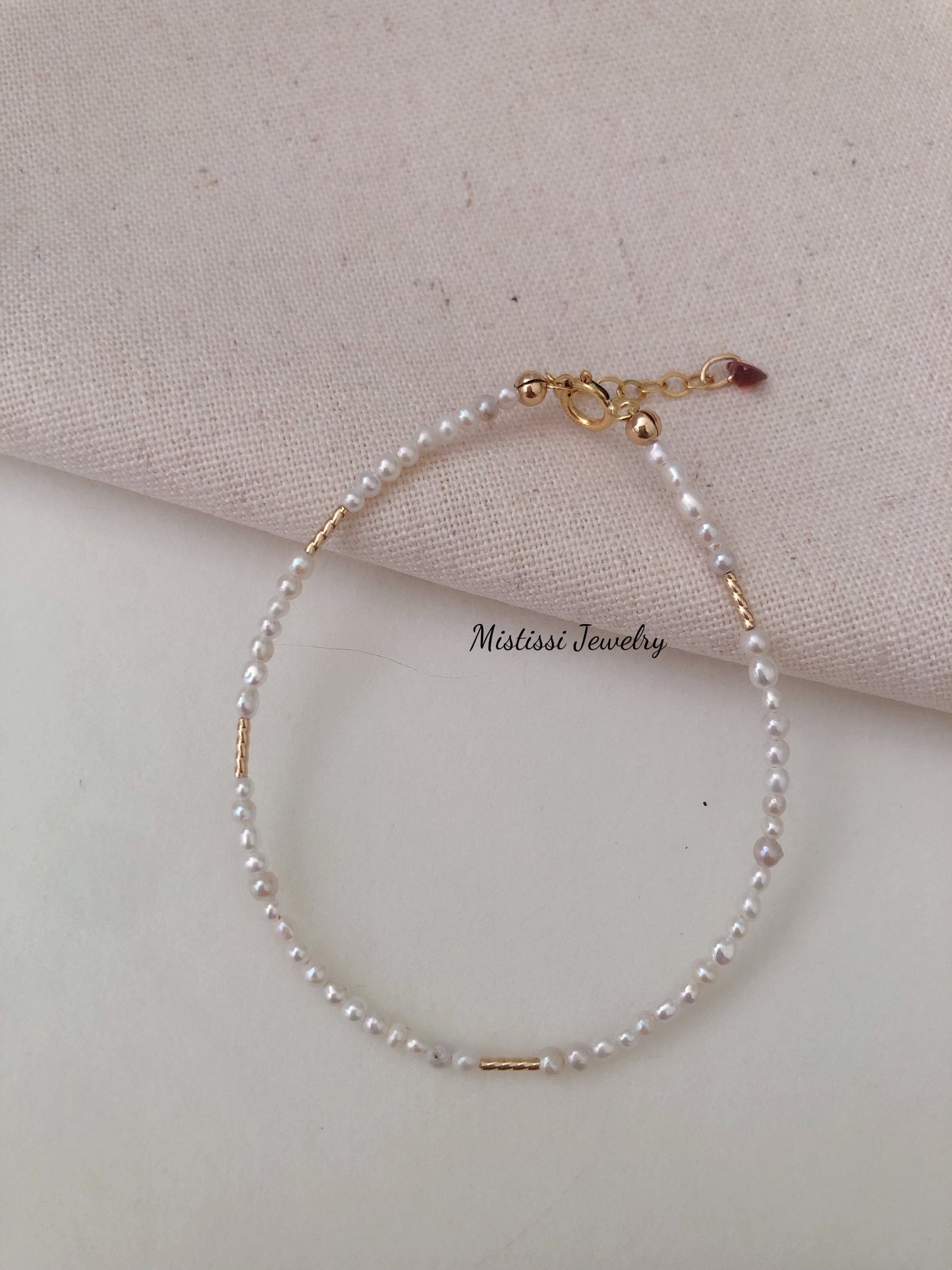 Micro de Mistissi Perle Délicate Bracelet