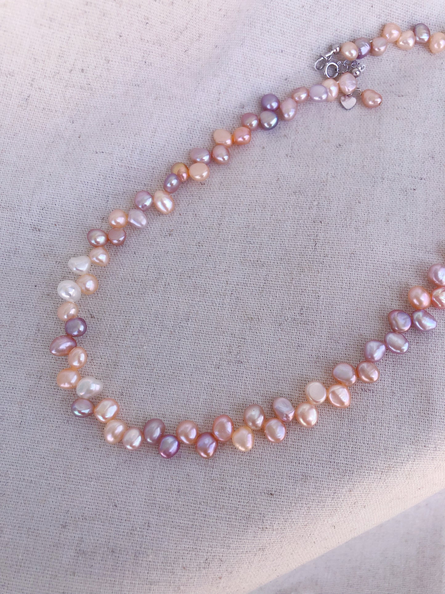 Mistissi rainbow baroque pearl necklace