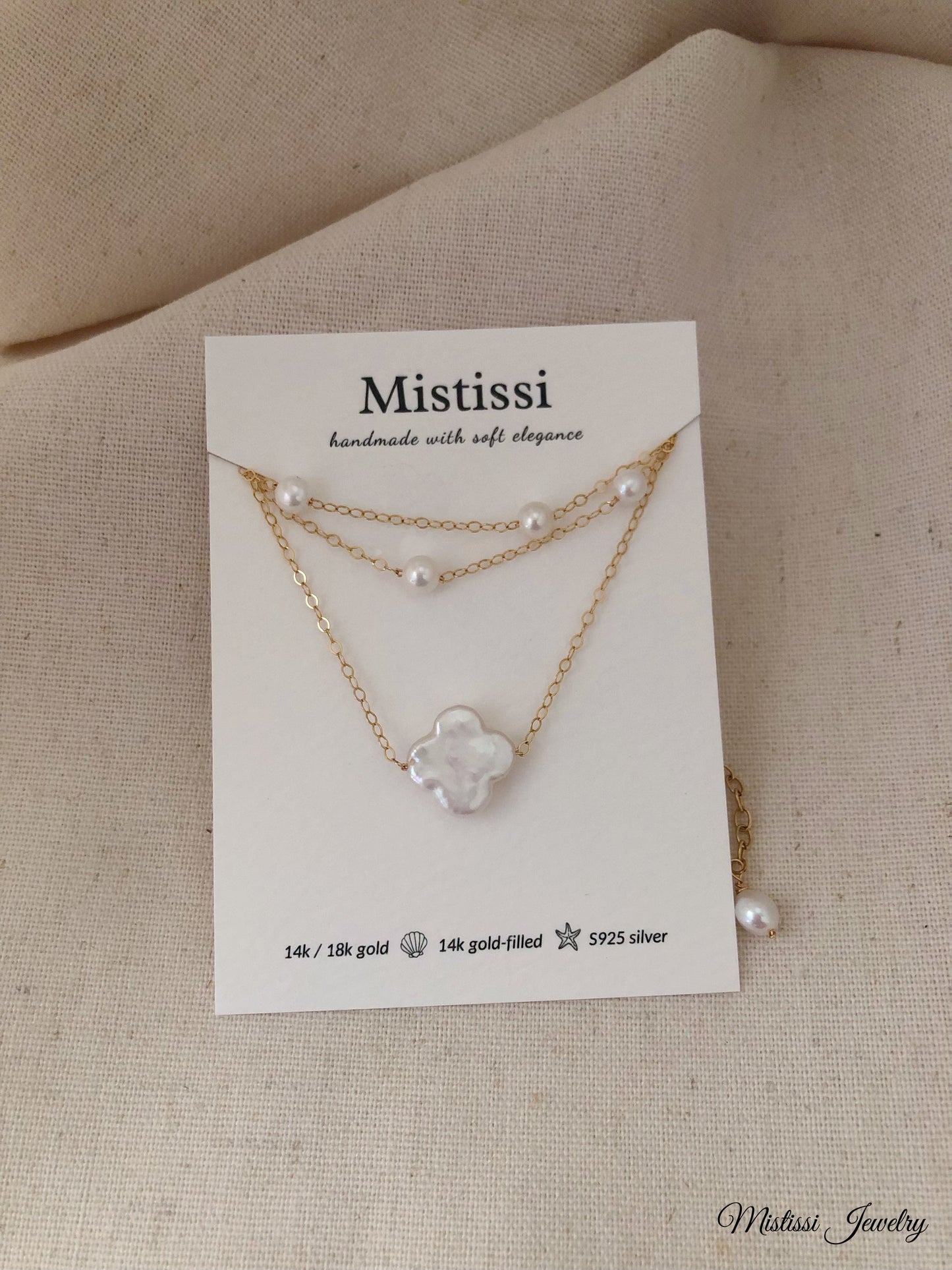 Amour de Mistissi – Perle de Trèfle à Quatre Feuilles