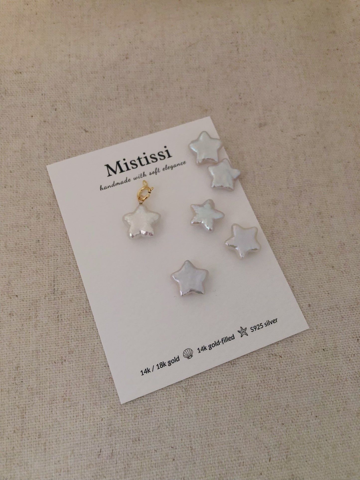Étoile de Mistissi Pendant: White Star