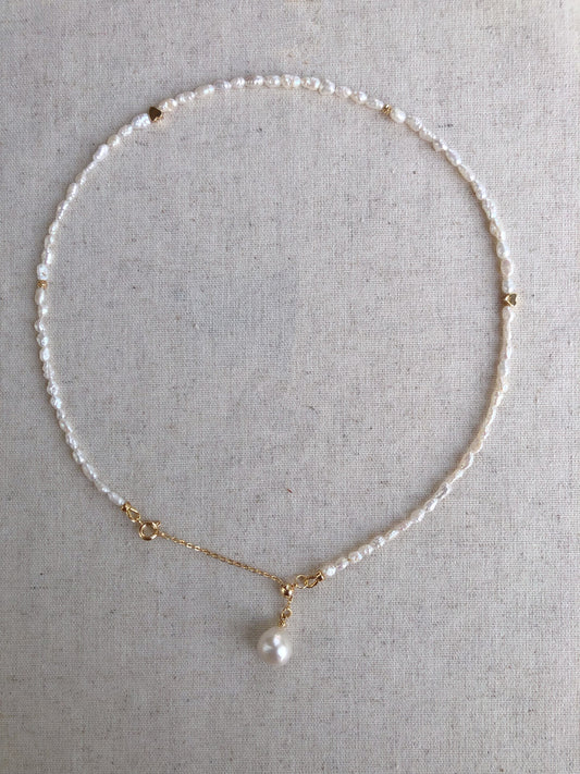 Amour de Mistissi Keshi Drop Necklace