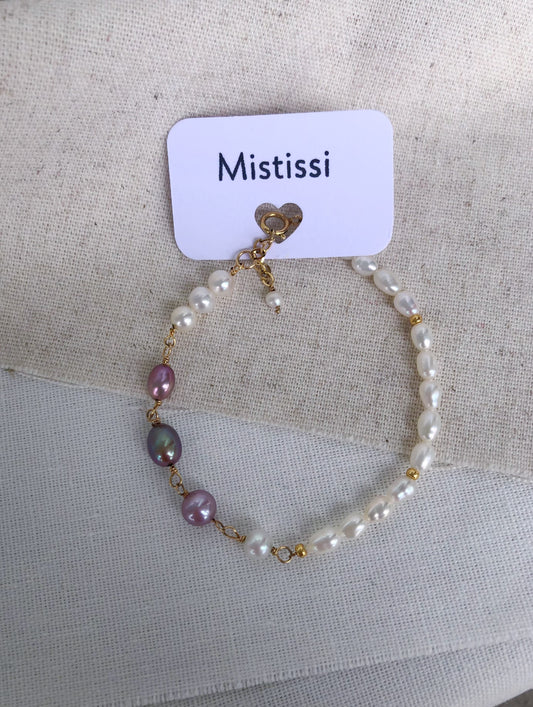 Couleur de Mistissi Baroque Pearl Bracelet