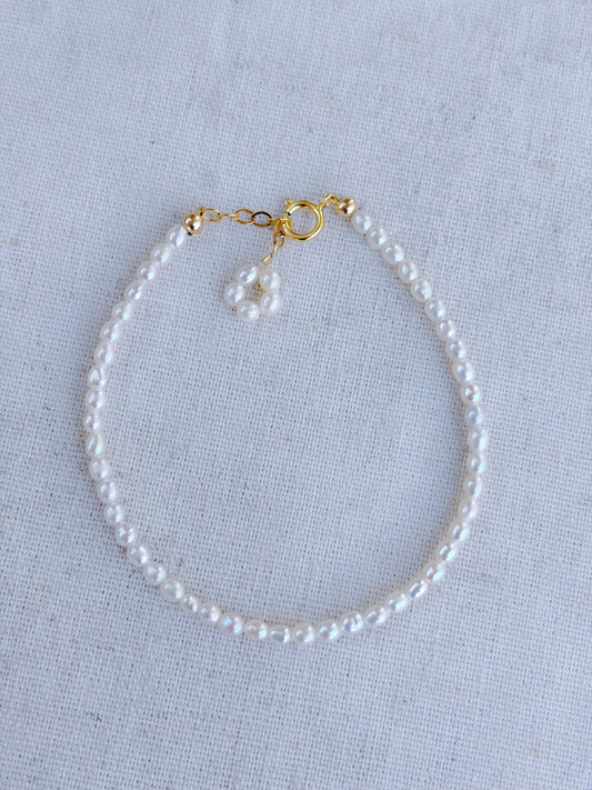 Flower Pearl Bracelet