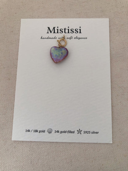 Cœur de Mistissi Pendant: Purple Heart