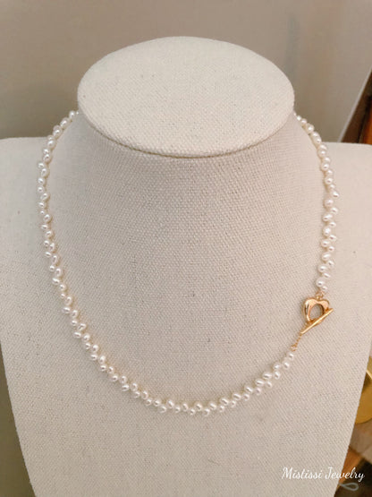 Amour de Mistissi Rice Pearl Necklace