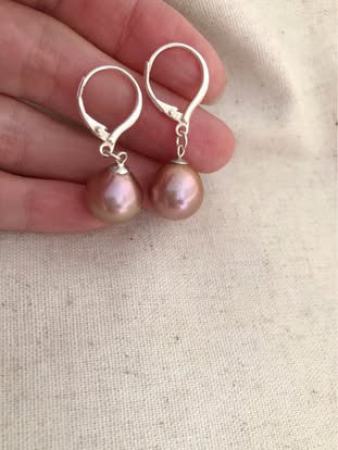 Amour de Mistissi: Metallic Edison Pearl Earrings
