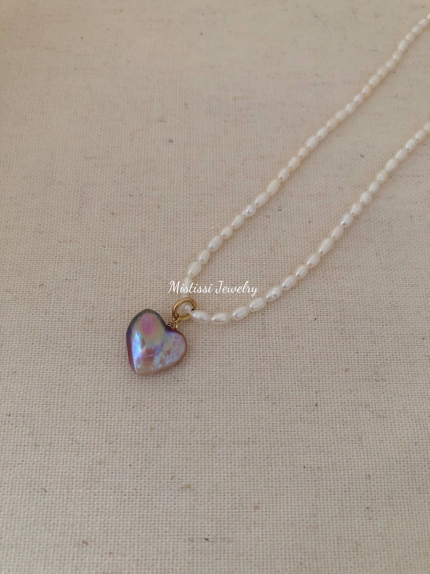 Cœur de Mistissi Pendant: Purple Heart