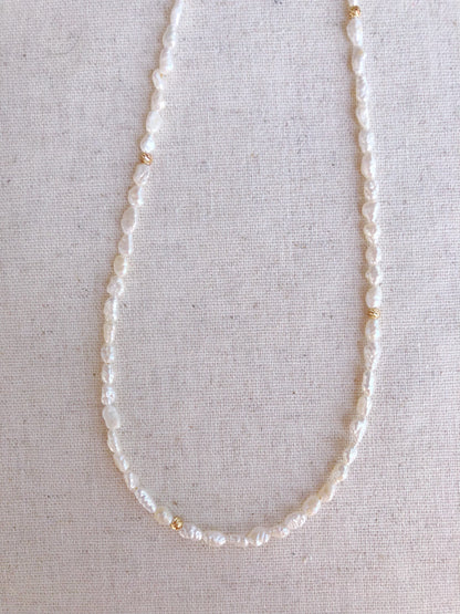 Amour de Mistissi Heart Keshi Necklace