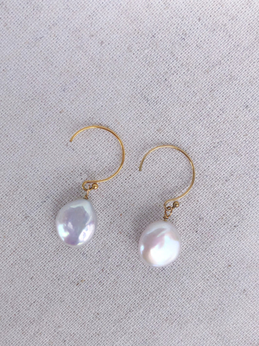 Amour de Mistissi Drop Freshwater Pearl Earrings