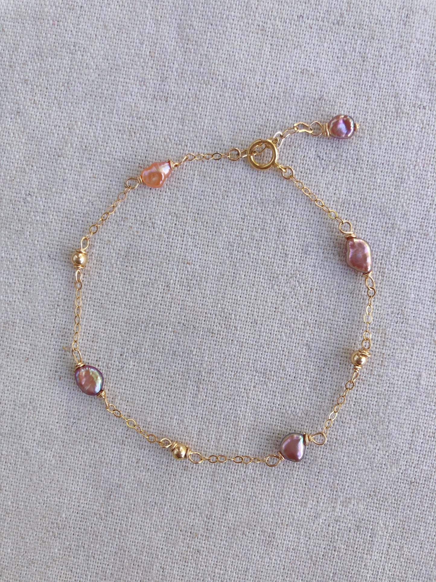 Couleur de Mistissi Keshi Pearl Bracelet