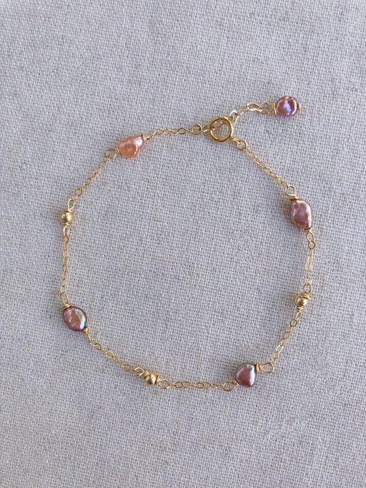 Couleur de Mistissi Keshi Pearl Bracelet