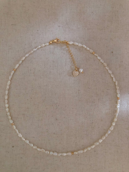 Amour de Mistissi Heart Keshi Necklace