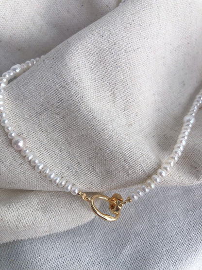 Golden Mistissi Baroque Pearl Necklace