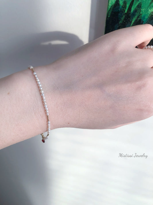 Micro de Mistissi Perle Délicate Bracelet
