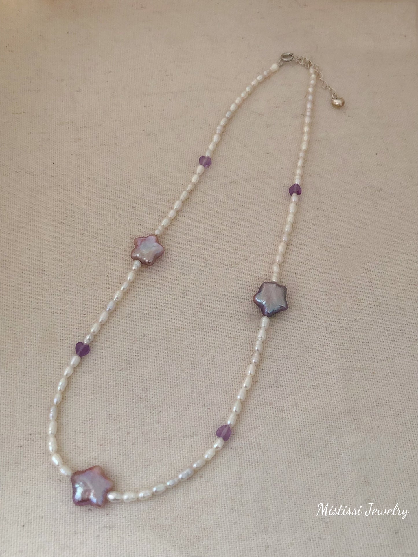 Stellar Mistissi Starry Pearl Necklace