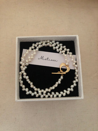 Amour de Mistissi Rice Pearl Necklace