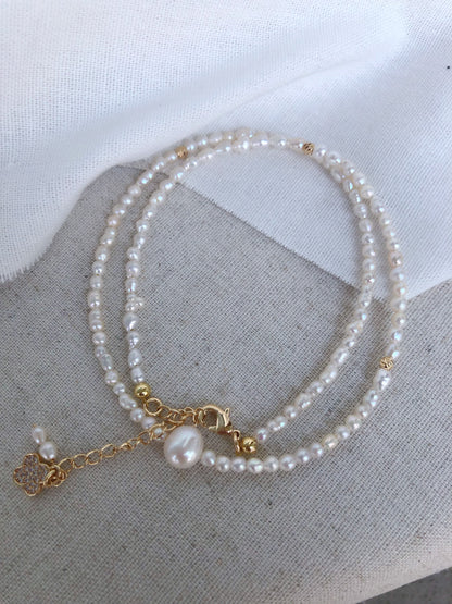 Amour de Mistissi Oval Keshi Necklace