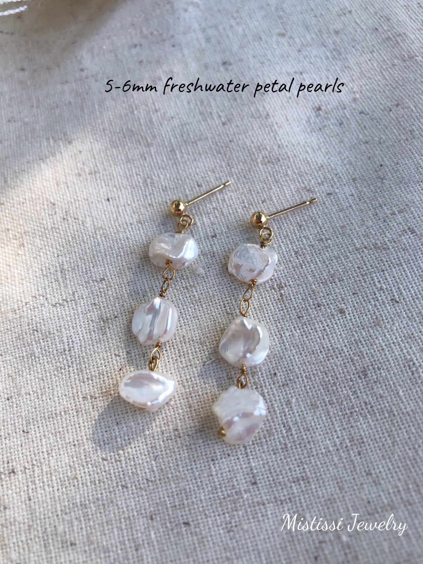 Amour de Mistissi – Petale Trio Earrings