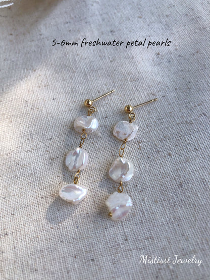Amour de Mistissi – Petale Trio Earrings