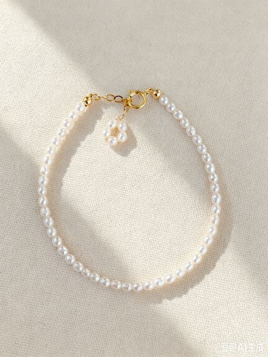 Flower Pearl Bracelet