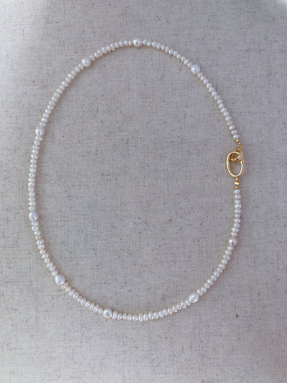 Golden Mistissi Baroque Pearl Necklace