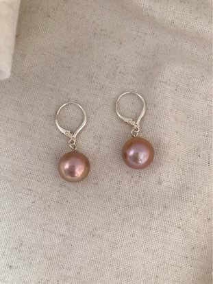 Amour de Mistissi: Metallic Edison Pearl Earrings