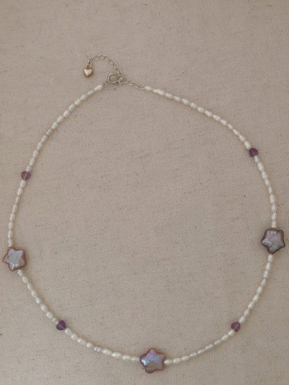 Stellar Mistissi Starry Pearl Necklace