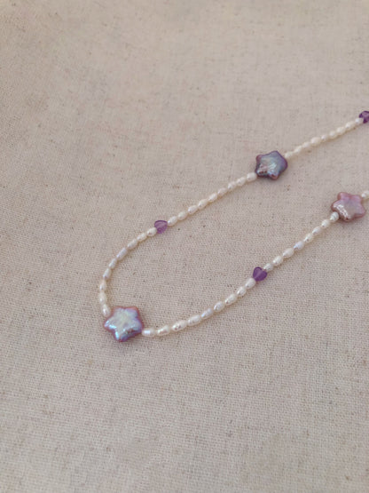 Stellar Mistissi Starry Pearl Necklace