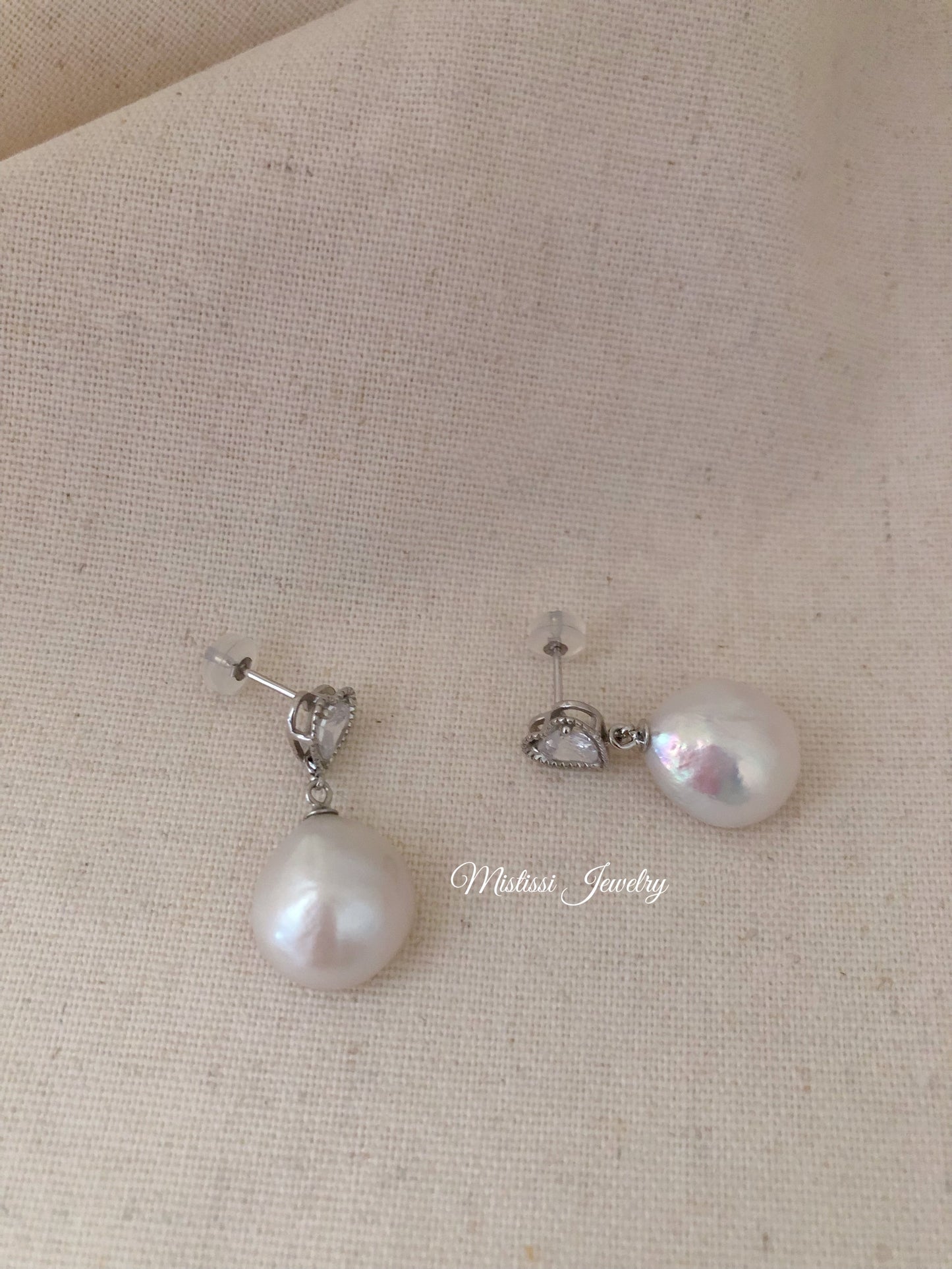 Amour de Mistissi – Cœur de Perle Earrings