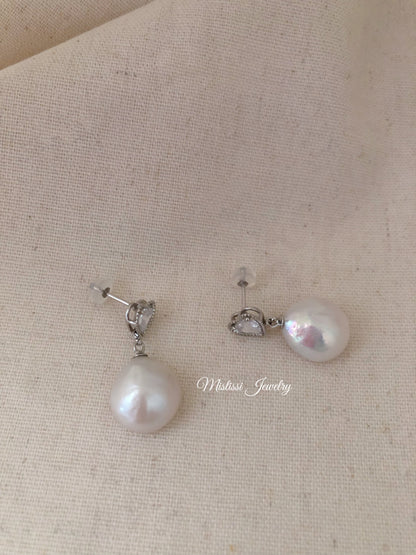 Amour de Mistissi – Cœur de Perle Earrings