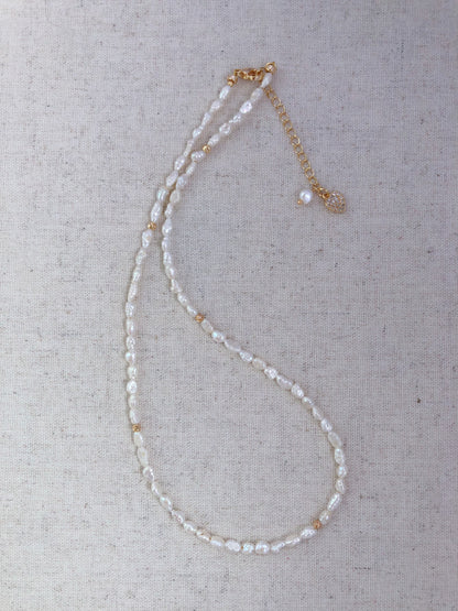 Amour de Mistissi Heart Keshi Necklace