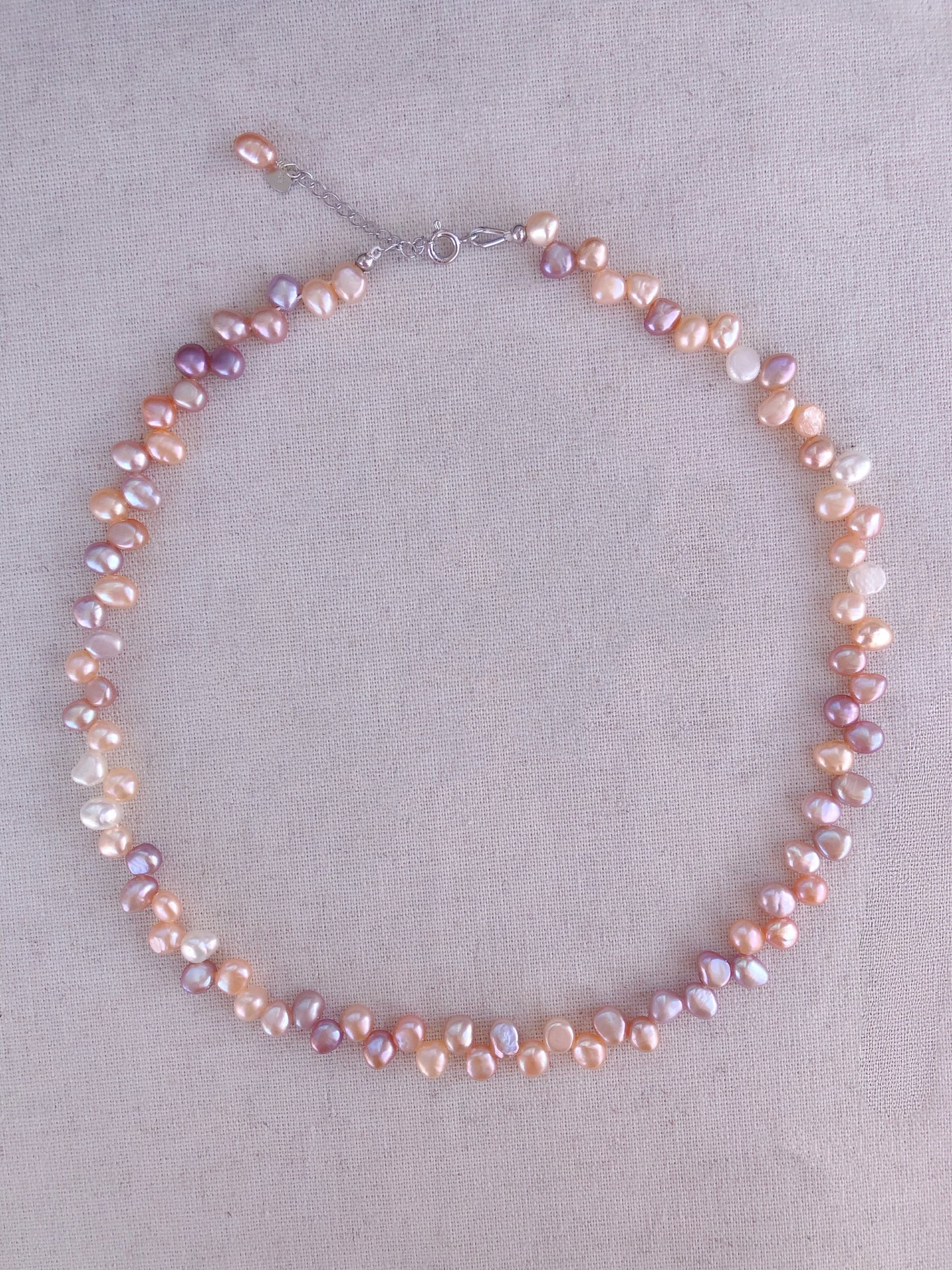 Mistissi rainbow baroque pearl necklace