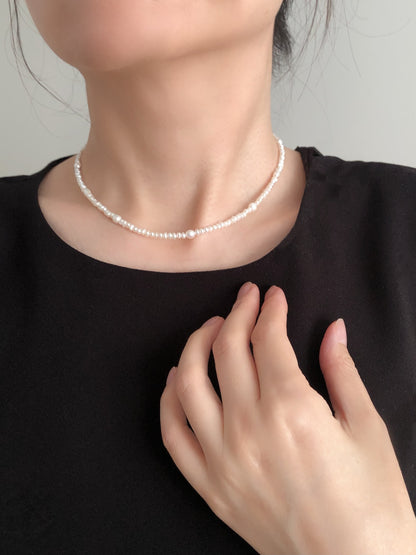 Golden Mistissi Baroque Pearl Necklace