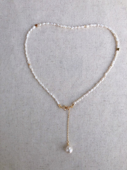 Amour de Mistissi Keshi Drop Necklace