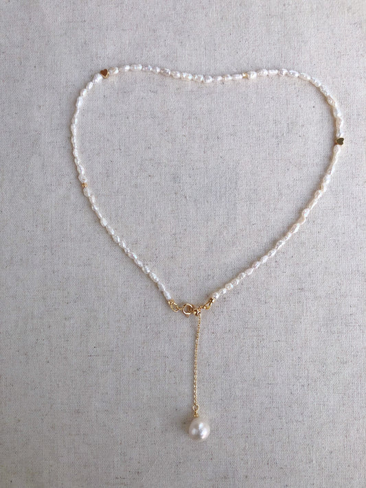 Amour de Mistissi Keshi Drop Necklace