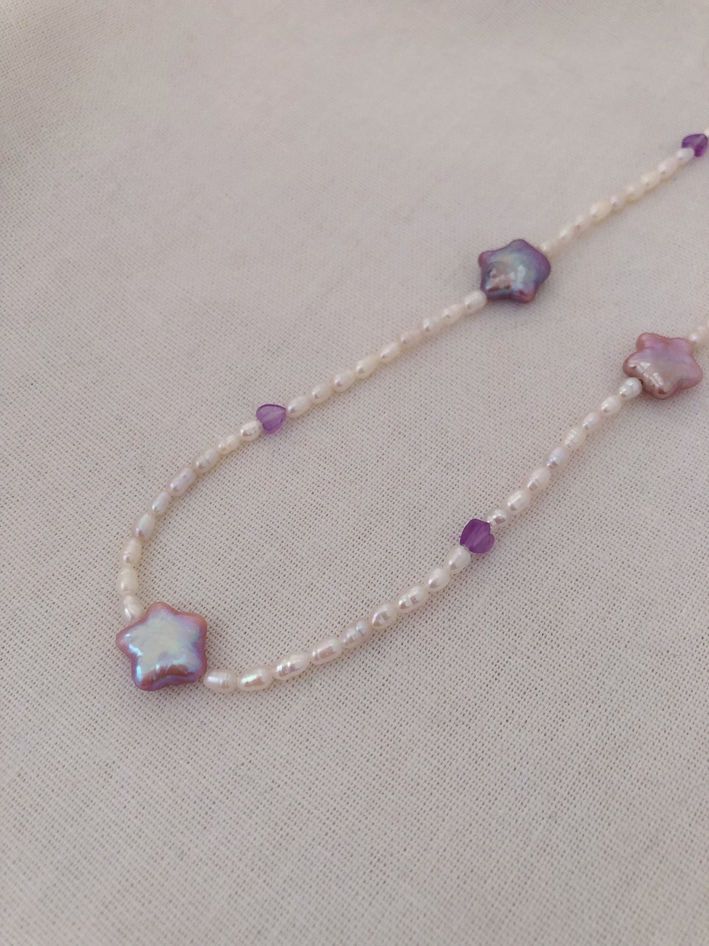 Stellar Mistissi Starry Pearl Necklace