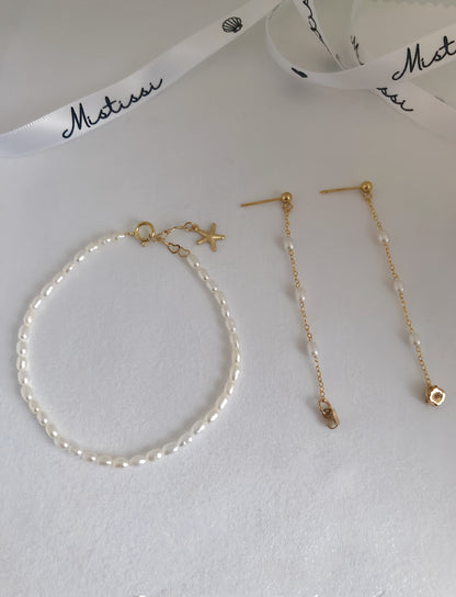 Micro de Mistissi – Seed Rice Pearl Bracelet