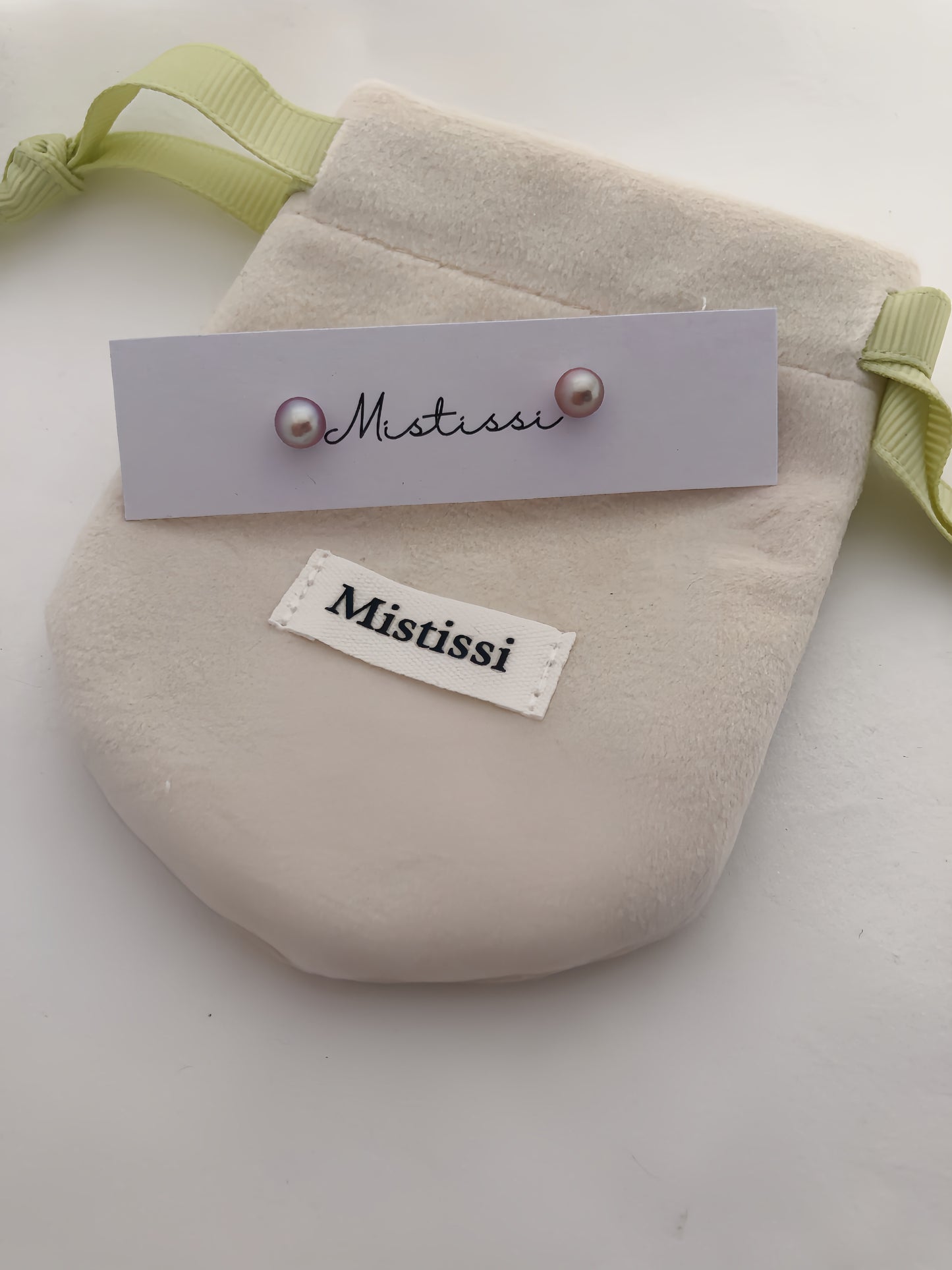 Micro de Mistissi Stud Pearl Earrings