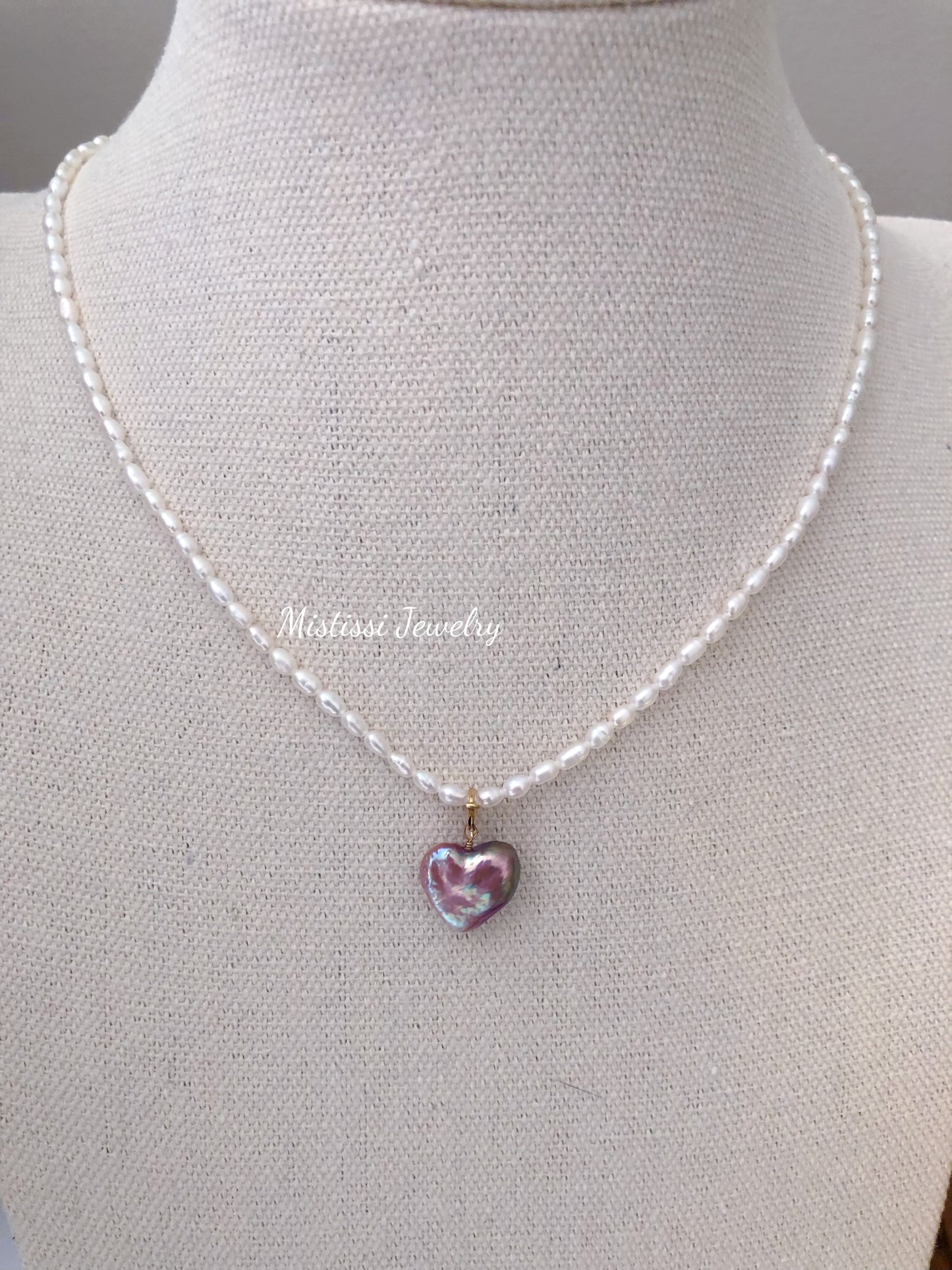 Cœur de Mistissi Pendant: Purple Heart