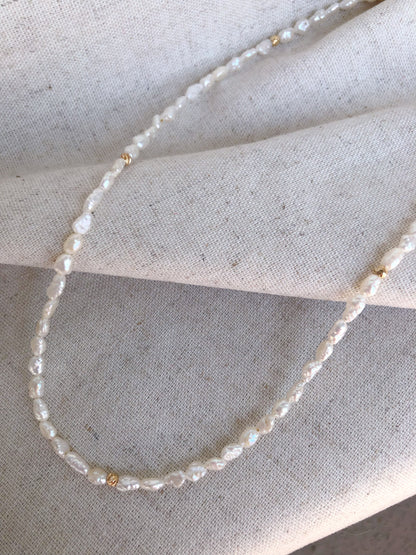 Amour de Mistissi Heart Keshi Necklace