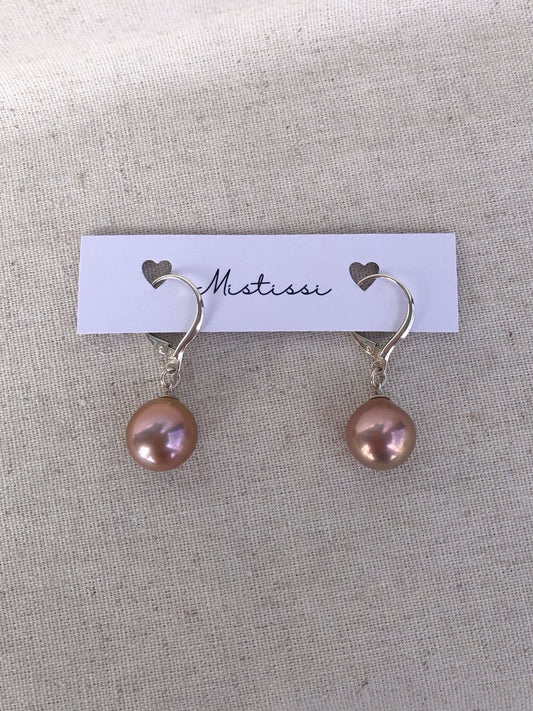 Amour de Mistissi: Metallic Edison Pearl Earrings