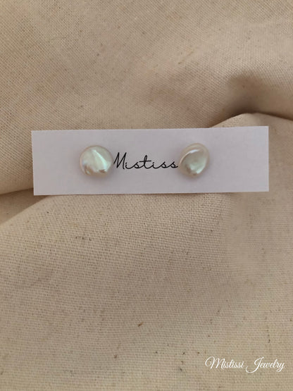 Pétale de Mistissi – Boucle d'Oreille Perle