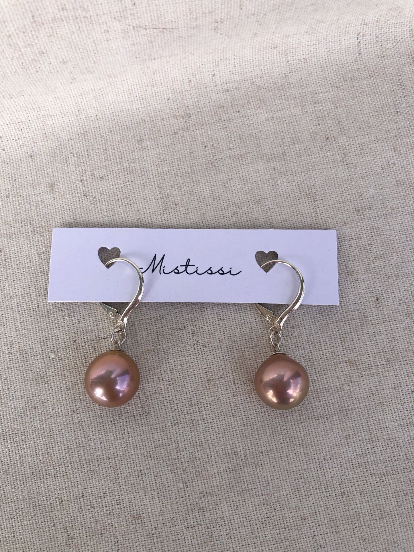 Amour de Mistissi: Metallic Edison Pearl Earrings