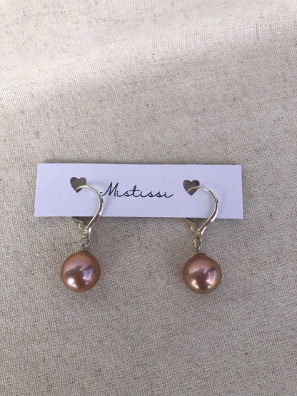 Amour de Mistissi: Metallic Edison Pearl Earrings