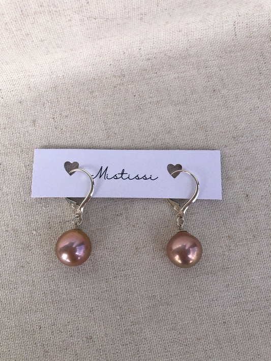 Amour de Mistissi: Metallic Edison Pearl Earrings