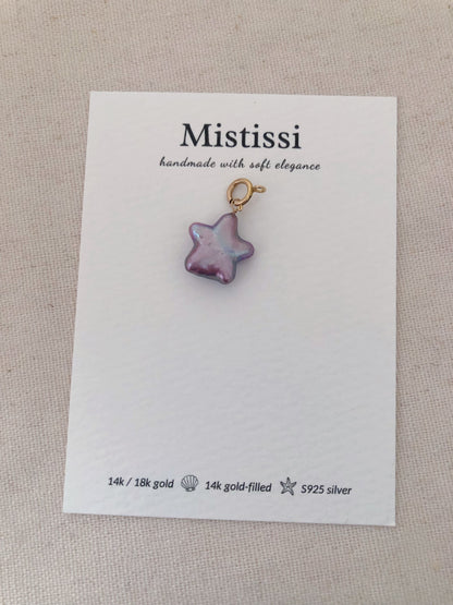 Étoile de Mistissi Pendant: Purple Star