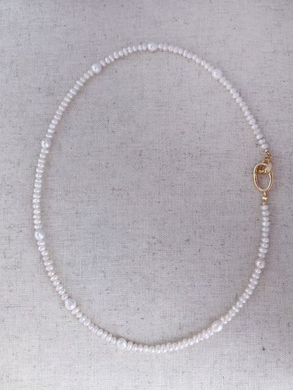 Golden Mistissi Baroque Pearl Necklace